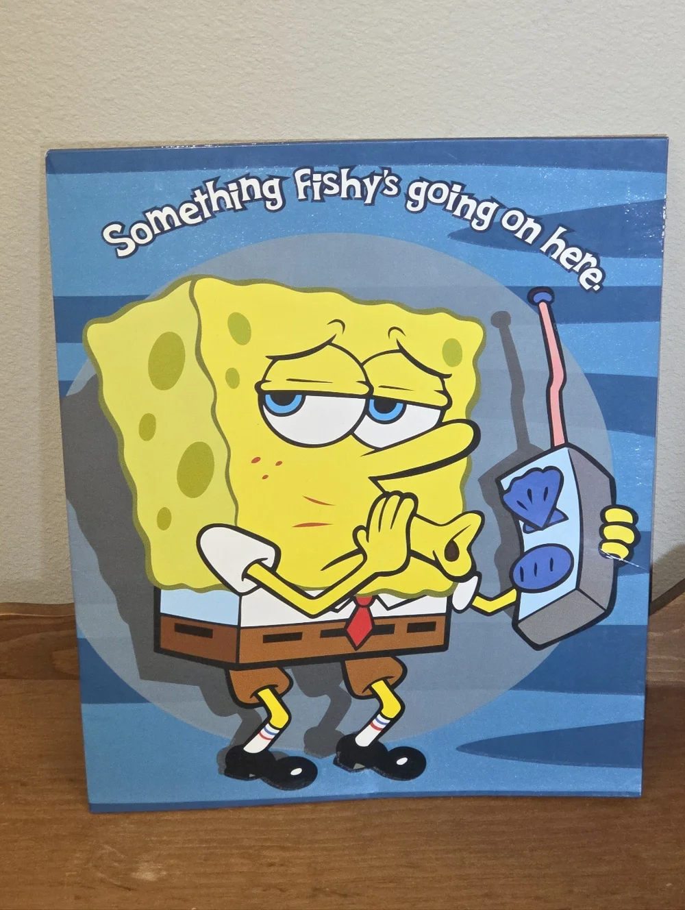Vintage 2003 SpongeBob SquarePants 2 Pocket Novelty Folder with vintage stickers